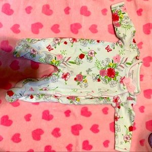 Newborn flower onesie
